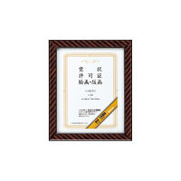 コクヨ（KOKUYO） 賞状額縁（金ラック） 八ツ切（尺八） カ-28N 1セット（2枚） 51174248（直送品）