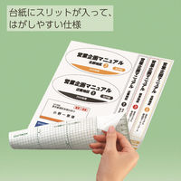 コクヨ プリンタを選ばないはかどりラベル B5 ノーカットタイプ KPC-E301-100 1袋(100シート入)
