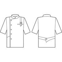 シロタコーポレーション 男女兼用ジャケット 138-1 アイボリー L エステ サロンユニフォーム 1枚（直送品）