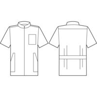 シロタコーポレーション 男女兼用ジャケット BR-191-1 ホワイト L エステ サロンユニフォーム 1枚（直送品）