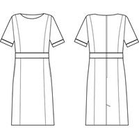 シロタコーポレーション ワンピース ライトベージュ S サロンユニフォーム E-3079（直送品）