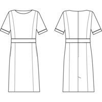 シロタコーポレーション ワンピース ライトベージュ M サロンユニフォーム E-3079（直送品）