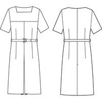 シロタコーポレーション ワンピース E-3080 オフホワイト S エステ サロンユニフォーム 1枚（直送品）