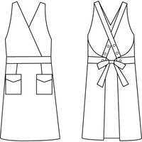 シロタコーポレーション エプロン E-3085-9 ピンク F エステ サロンユニフォーム 1枚（直送品）