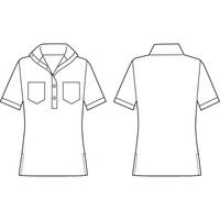 シロタコーポレーション カットソー E-3106 オフホワイト M エステ サロンユニフォーム 1枚（直送品）