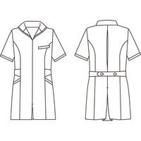 シロタコーポレーション ジャケット E-3125 オフホワイト L エステ サロンユニフォーム 1枚（直送品）