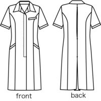 シロタコーポレーション ワンピース E-3134 ブラック S エステ サロンユニフォーム 1枚（直送品）