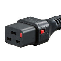 サンワサプライ 抜け防止ロック電源コード APW15-C20C19LK05 1本（直送品）