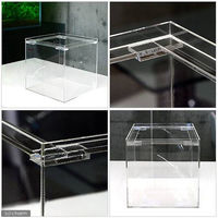 コバックス関西 アクリル水槽 サイズ：20×20×20cm 板厚：4×4×4mm フランジ 20cm水槽 43864 1個（直送品）