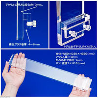 クリップライト用ライトリフト キャットウォーク・クリップ L-1 適合ガラス板厚4～6mm 503648 1個（直送品）