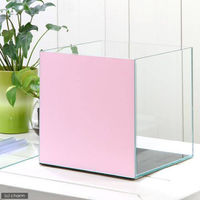 Aqullo（アクロ） バックスクリーン貼付済 チェリーピンク オールガラス27cm水槽 27N 27×27×27cm 単体 75975 1個（直送品）