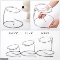 puppilly（パピリー） フードボウル silver Mサイズ 犬用・猫用食器 76270 1個（直送品）