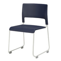 中央可鍛工業 MORループスタッキングチェア 樹脂座 ネイビー MOL-17 NV 5脚セット（取寄品）