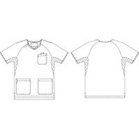 KAZEN スクラブ(男女兼用) 983-11 L 1枚　スクラブ（直送品）