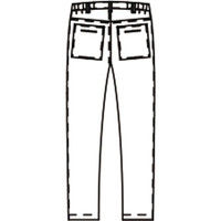 KAZEN（カゼン） ストレッチパンツ（男女兼用） KZN860 ネイビー 5L 医療白衣 1枚（直送品）