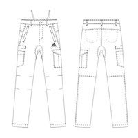 KAZEN パンツ(男女兼用) SCS761-12 M 1枚　スクラブ（直送品）