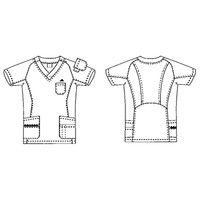 KAZEN メンズスクラブ SMS118 1枚　スクラブ（直送品）