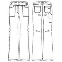 アディダス レディスパンツ SMS406 スモークグレー XOT KAZEN（カゼン） 医療白衣 1枚（直送品）