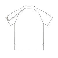 住商モンブラン アシックス ポロシャツ CHM305 男女兼用 グレー×ターコイズ LL 介護ユニフォーム 1枚（直送品）