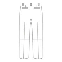 住商モンブラン ガゼットパンツ FP7401 男女兼用 グレー 6L 医療白衣 1枚（直送品）