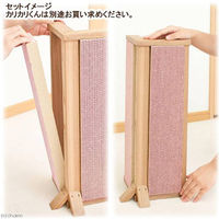 リーフコーポレーション 猫 爪とぎ つめとぎ カリカリくんピンク用木枠 カリカリくんコーナー コーナー本体のみ 162213 1個（直送品）