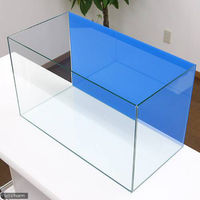 リーフコーポレーション バックスクリーン貼付済 エーハイム EJ-60 水槽 アクアブルー 60×30×36cm 単体 82767 1個（直送品）