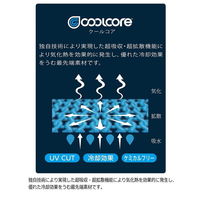 ミドリ安全 作業服 ベルデクセル 男女共用 クールコア 半袖 Tシャツ VEC19 LL ブラック 3121198606 1点(1着)（直送品）