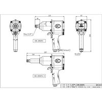 空研 インパクトレンチ 本体 (05280HA) KWー2800PA 1台（直送品）