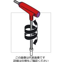 エスコ 4.0x150mm [Hexagon]T型レンチ EA573MP-4 1セット(3本)（直送品）