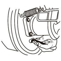 エスコ 80mm ブレーキシュー調整ツール EA604FJ-21 1セット(4本)（直送品）