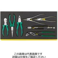 エスコ 7本組 プライヤーセット EA612VA-6 1セット（直送品）