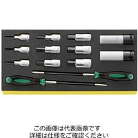 エスコ 1/2”DR [INHEX]ビットソケットセット EA612TA-27 1セット（直送品）