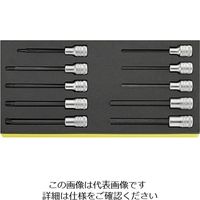 エスコ 1/2”DR [INHEX，TORX]ロングビットソケット EA612TA-29 1セット（直送品）