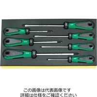 エスコ 7本組 [+ ー]ドライバーセット EA612TA-34 1セット（直送品）