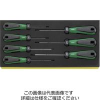 エスコ 7本組 [TORX]ドライバーセット(イジリ止付) EA612TA-35 1セット（直送品）
