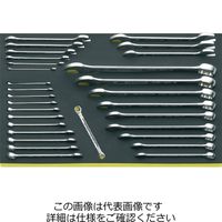 エスコ 30本組 両口・片目片口スパナセット EA612TF-1 1セット（直送品）