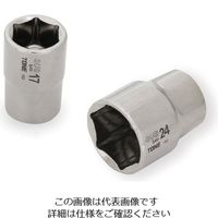 エスコ 1/2”DR x27mm ソケット(ステンレス製) EA618SC-27 1個（直送品）