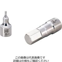 エスコ 1/2”DR x10mm [INHEX]ビットソケット(ステンレス製) EA618SC-210 1個（直送品）