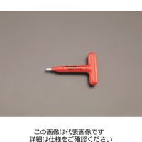 エスコ 5.0x110mm 六角棒レンチ/T型(絶縁) EA640LL-5 1本（直送品）