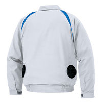 アイトス HERO’S UNIFORM 長袖ブルゾン（空調服TM）（男女兼用） シルバーグレー M AZ-1799-003-M（直送品）