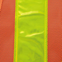 アイトス HERO’S UNIFORM 反射材付メッシュベスト 蛍光レッド×蛍光イエロー F AZ-8714-119-F（直送品）