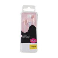 マイク付イヤホン 4極ミニプラグ 両耳 カナル型 スマホ用ステレオヘッドホン ピンク EHP-CN300MPN エレコム 1個（直送品）