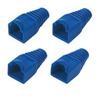 サンワサプライ モジュラーカバー(先付けタイプ) ADT-MC4B-10 1袋(10個入)