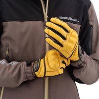 デイトナ HBG-110 カウレザープロテクターグローブ イエロー XL 17762 1個（直送品）