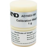 AD1603-1M1-J 校正用分銅 OIML型円筒分銅　M1級　1g　JCSS校正証明書付　1台 エー・アンド・デイ（直送品）