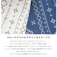 トシシミズ ディクトム ゴブランシェニールマット DM-011 500×700mm ブルー 4573109303144 1枚（直送品）