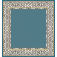 トシシミズ ディクトム マイクロウィルトンラグ DM-062 2000×2000mm ブルー 4573109304042 1枚（直送品）