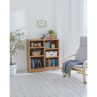 【軒先渡し】バリュテック・インターナショナル 頑丈本棚 ロータイプ 幅900×奥行300×高さ900ｍｍ ブラウン 1台（直送品）