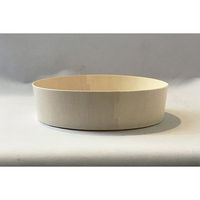 スドウ (木製弁当箱)エコオリFLR-01B 丸型 本体 25個 SD196032-25 1袋(25個)（直送品）