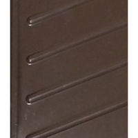 平和工業 クリスタルシューズラック ワイド 5段 幅495×奥行305×高さ767mm ブラウン 1個